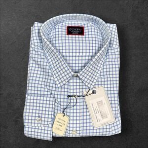 UNTUCKit Shirt Men's 2XLT Delaney Blue Pink Teal Check Long Sleeve Button Cotton